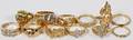 10KT GOLD RINGS TWELVE