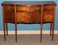 SHERATON STYLE MAHOGANY SIDEBOARD