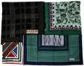 LANVIN PARIS  FRENCH COTTON SCARVES FOUR