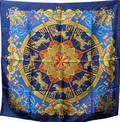 HERMES LUNA PARK SILK SCARF