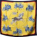 HERMES CARROUSEL SILK SCARF