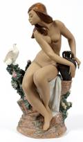 LLADRO GRES FIGURE NUDE W DOVE