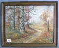 Two watercolor landscapes signed Chas Fletcher and N Williams