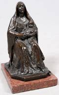 AFTER BESSIE POTTER VONNOH BRONZE SCULPTURE
