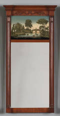 Federal mahogany mirror ca 1815