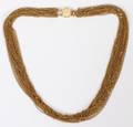14KT YELLOW GOLD MULTISTRAND NECKLACE