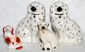 STAFFORDSHIRE KING CHARLES SPANIELS FOUR