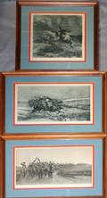 HARTIER MINOT NAPOLEONIC PHOTOGRAVURES 3 PCS