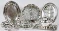 AMERICAN  ENGLISH SILVER PLATE SERVING PIECES