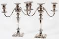ELLISBARKER SILVER CO SILVER PLATE CANDELABRA