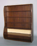 Mahogany whale tail shelf 19th c