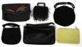 DESIGNER LEATHER  FABRIC BAGS SIX