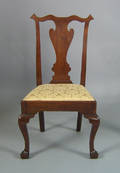 Delaware Valley Queen Anne walnut dining chair ca 1760