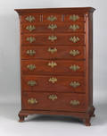 Pennsylvania Chippendale walnut tall chest ca 1770