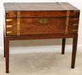 ENGLISH ROSEWOOD LAP DESK MID 19TH C