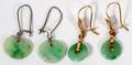 JADE EARRINGS TWO PAIRS