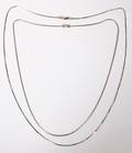 14KT WHITE GOLD CHAINS TWO