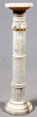 WHITE MARBLE COLUMN