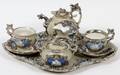 GERMAN PORCELAIN TEA SET 8 PCS