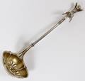 AMERICAN STERLING  GILT PIERCED LADLE C 1870