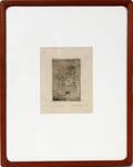 JAMES ENSOR BELGIAN 18601949 ETCHING