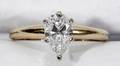 091057 14K GOLD  1CT MODERN BRILLIANT DIAMOND RING