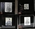 091122 MAGIC LANTERN SLIDES FOUR C1880 PORTRAITS