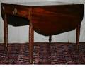101124 SHERATON MAHOGANY DROPLEAF TABLE C 1830