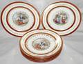 091157 AUSTRIAN PORCELAIN PLATES C1900 DIA85
