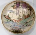 100127 JAPANESE SATSUMA HAND PAINTED PORCELAIN BOWL