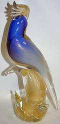 100111 MURANO GLASS BIRD H125 W6