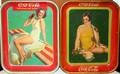 100108 AMERICAN ART WORKS INC TIN COCACOLA TRAYS
