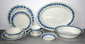 082062 WEDGWOOD DINNER SERVICE EMBOSSED QUEENS WARE