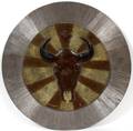 RALEIGH GRANDBOISE BRONZE  METAL BUFFALO SHIELD