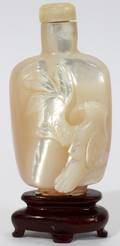 021200 CHINESE MOTHER OF PEARL SNUFF BOTTLE