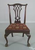 Philadelphia Chippendale mahogany dining chair ca 1770