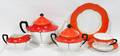 010116 CZECHOSLOVAKIA PORCELAIN TEA  LUNCHEON SET