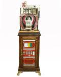 Mills Novelty War Eagle Slot Machine on Stand