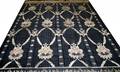 091243 CHINESE WOOL  SILK RUG 100x80