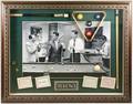 Billiard Themed Rat Pack Display with 4 Autographs