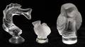 LALIQUE FROSTED GLASS FIGURES FOUR