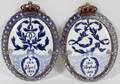 ROYAL COPENHAGEN PORCELAIN PLAQUES C 1898 PAIR