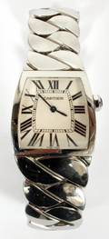 CARTIER MANS WRIST WATCH STAINLESS