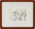 OSCAR FLORIANUS BLUEMNER DRAWING