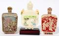 021212 CHINESE  JAPANESE IVORY SNUFF BOTTLES THREE