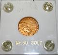 100204 US INDIAN HEAD 250 GOLD COIN AU58 1909