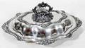 091275 ENGLISH SHEFFIELD PLATE COVERED ENTRE DISH