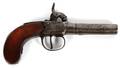 SINGLESHOT PERCUSSION CAP PISTOL 19TH C