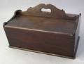 Pennsylvania walnut utensil box early 19th c
