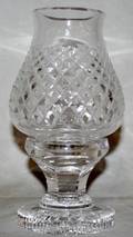 091294 WATERFORD CRYSTAL CANDLE HOLDER W GLOBE H75